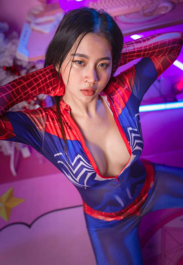 kawaii spiderman girl Thai