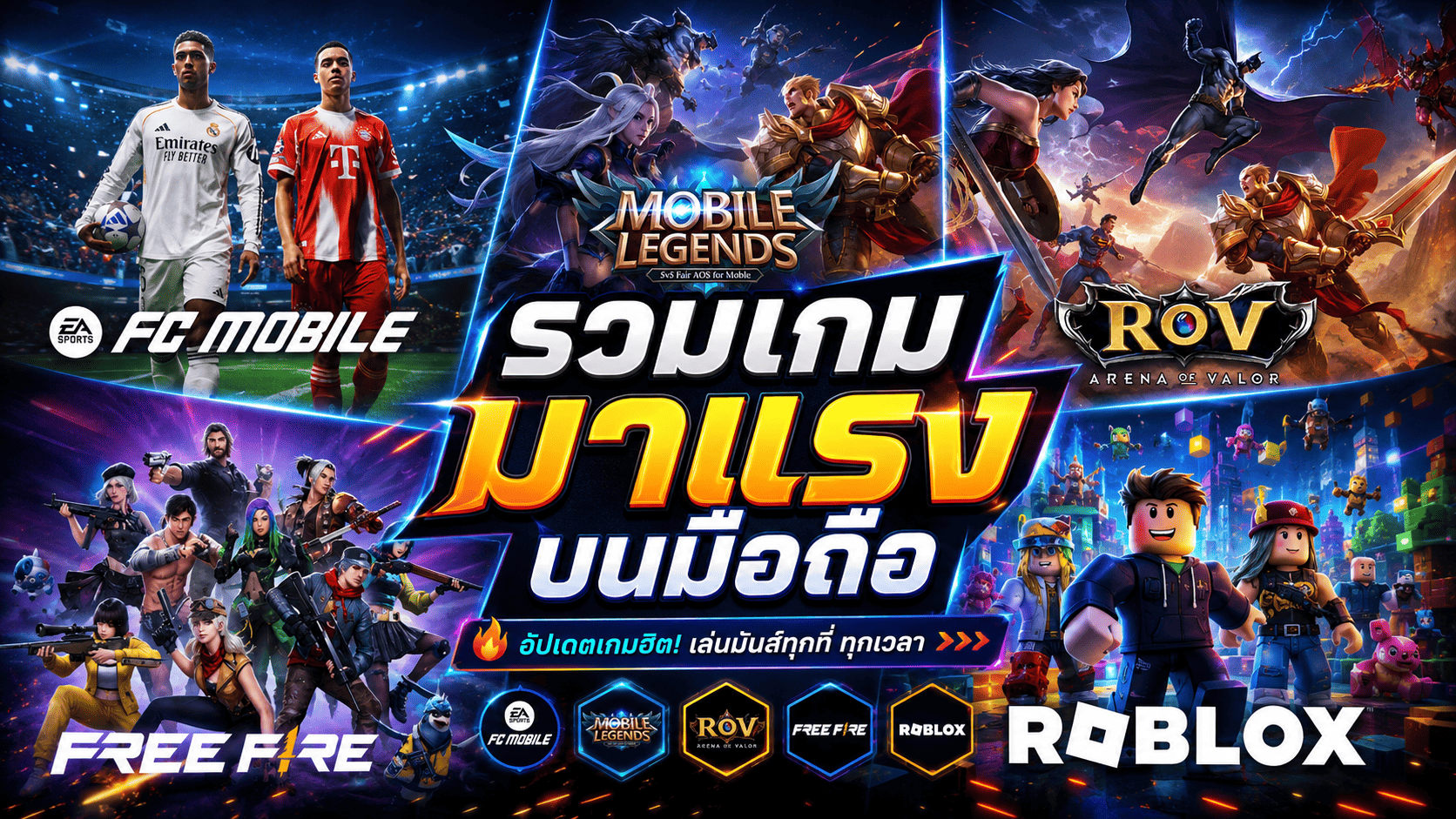 เกมที่คนไทยนิยมเล่นช่วงนี้ 2026 รวมเกมมาแรงบนมือถือ